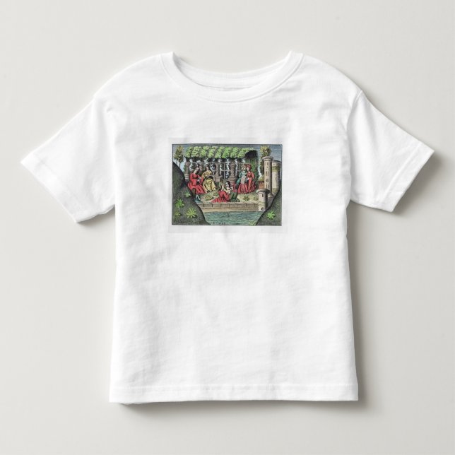 Camiseta De Bebé El castillo de Alamond y de sus encantamientos, de (Anverso)