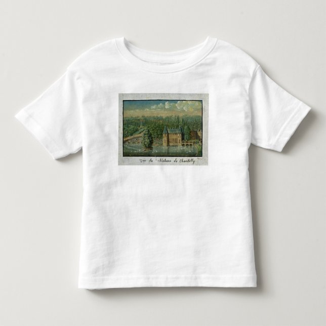 Camiseta De Bebé El castillo francés de Chantilly (Anverso)