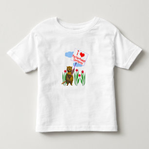 Camiseta De Bebé El castor canadiense ama a los territorios del nor