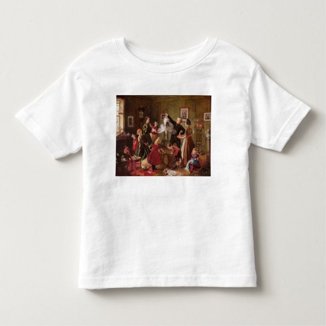 Camiseta De Bebé El cesto del navidad (Anverso)