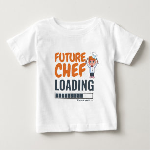 Camiseta De Bebé El Chef Futuro Cargando Gracioso Blanco Haz Tu Pro