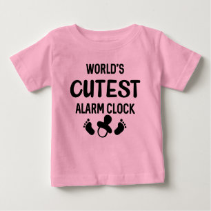 Camiseta De Bebé El chica de despertador más divertido del mundo