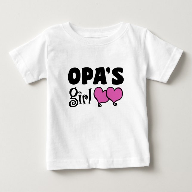 Camiseta De Bebé El Chica de Opa (Anverso)