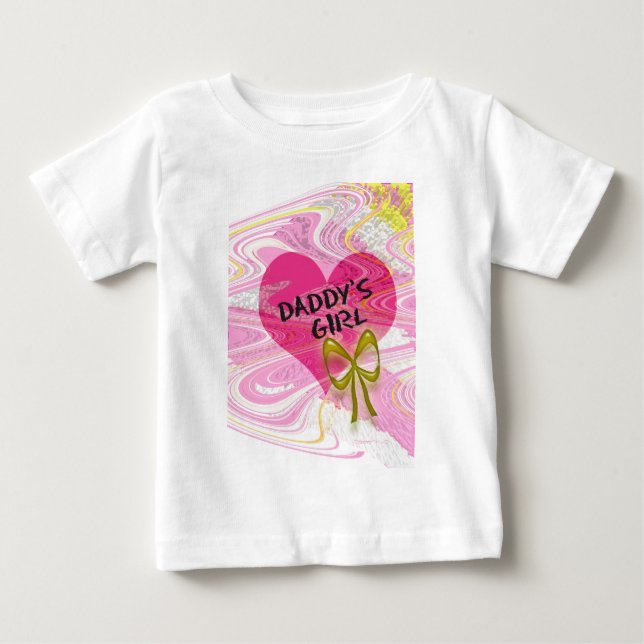Camiseta De Bebé El Chica de papá (Anverso)