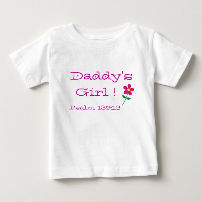 Camiseta De Bebé ¡El Chica de papá! (Anverso)
