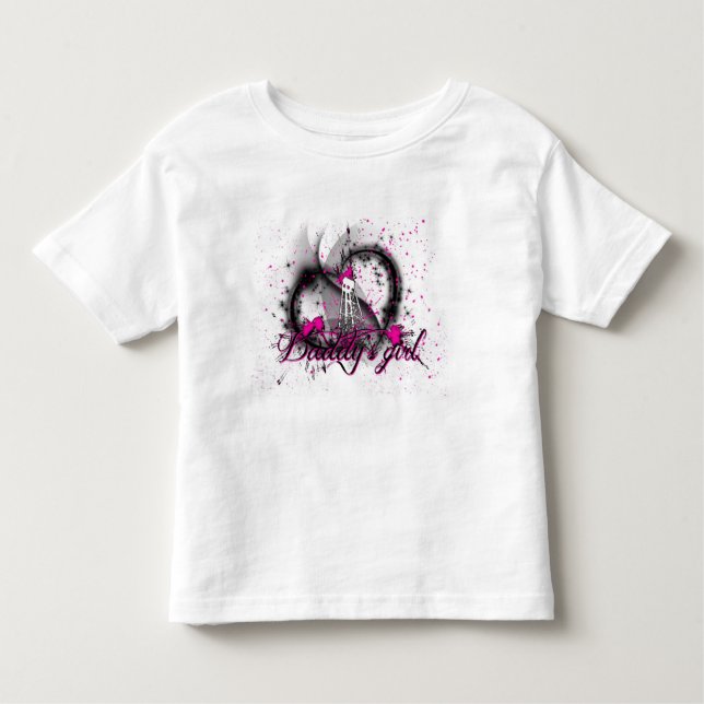 Camiseta De Bebé El Chica de papá (Anverso)