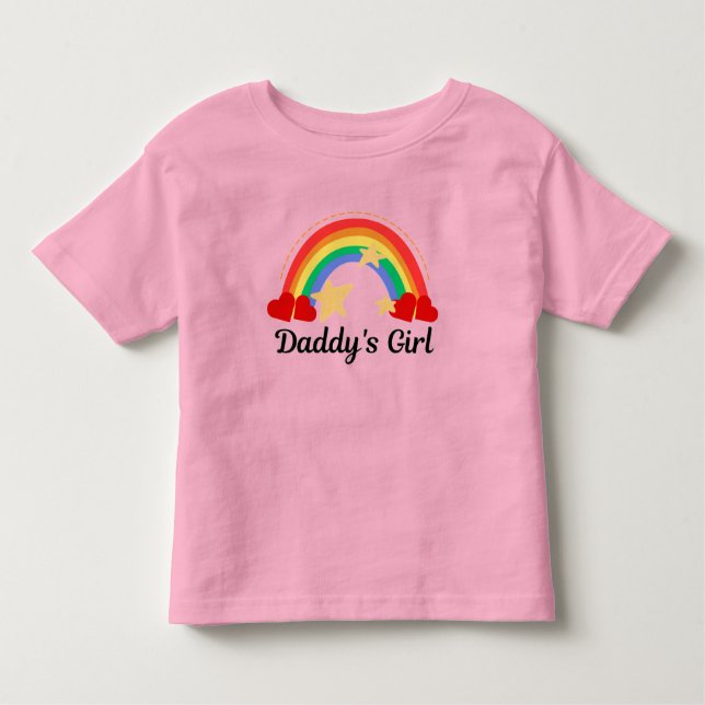 Camiseta De Bebé El Chica de papá (Anverso)