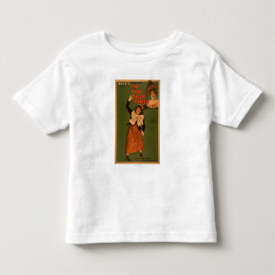 Camiseta De Bebé "El Chica de París" Teatro Poster musical