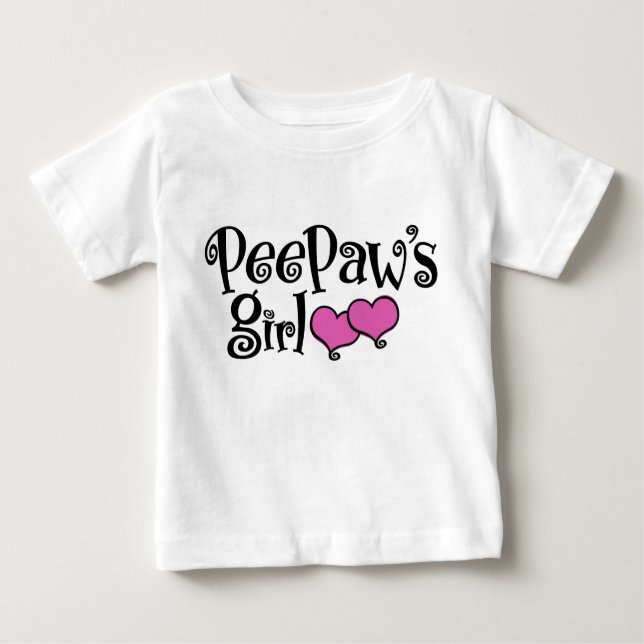Camiseta De Bebé El Chica de PeePaw (Anverso)