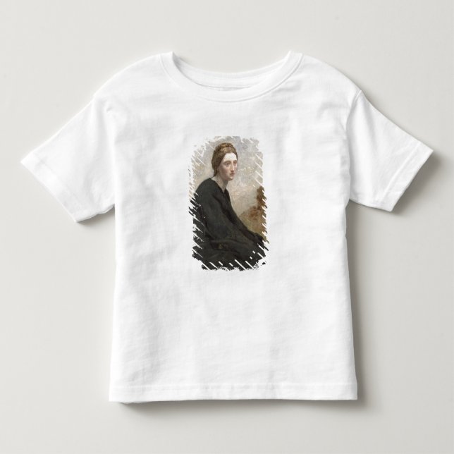 Camiseta De Bebé El chica de reposo, c.1857 (Anverso)