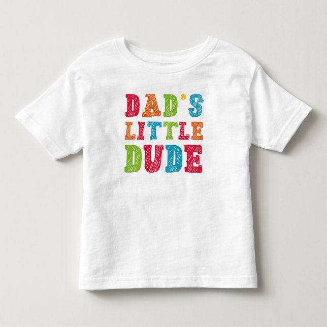 Camiseta De Bebé El Chico de Papá (Anverso)