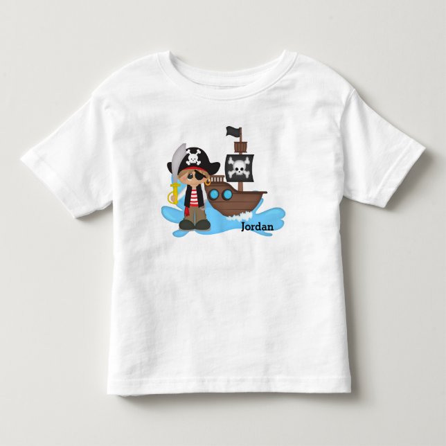 Camiseta De Bebé El chico del pirata (Anverso)