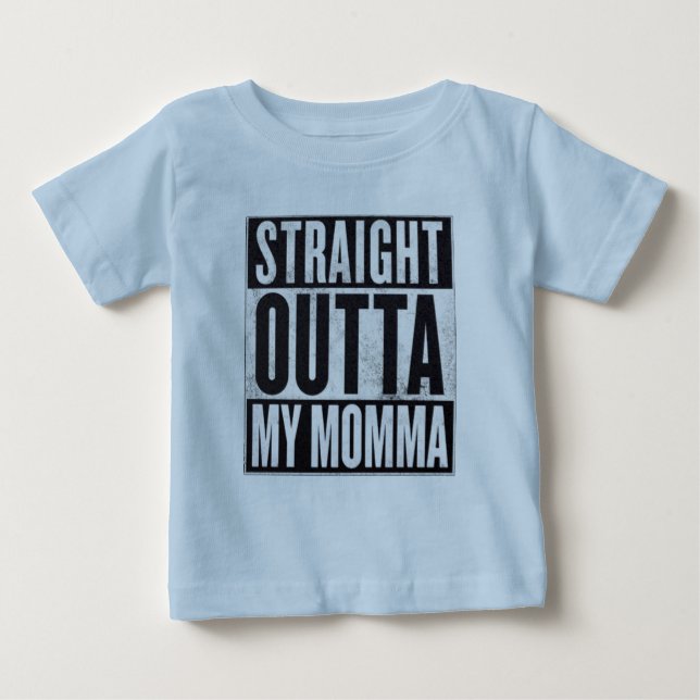 Camiseta De Bebé El chico sale directo de mi mamá gracioso niño Tee (Anverso)