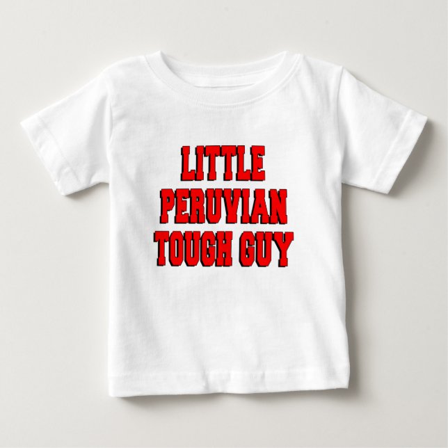 Camiseta De Bebé El chico tosco del Perú (Anverso)