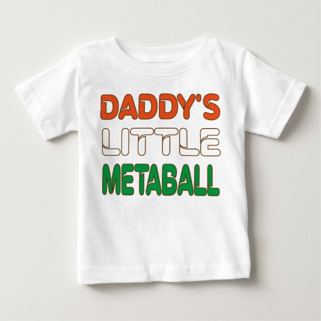 Camiseta De Bebé El Chiste italiano de papá es gracioso (Anverso)