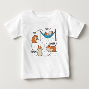 Camiseta De Bebé El ciclo de vida de un cuy