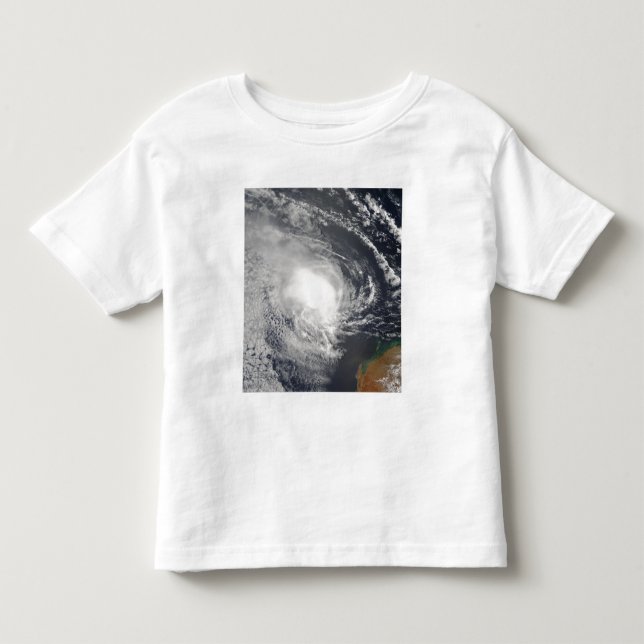 Camiseta De Bebé El ciclón tropical Jacob se acerca a Australia (Anverso)
