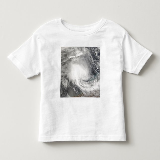 Camiseta De Bebé El ciclón tropical Nicolás se acerca a Australia (Anverso)