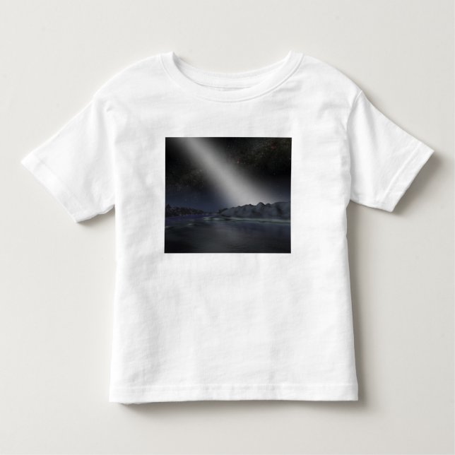 Camiseta De Bebé El cielo nocturno de un planeta alienígena hipotét (Anverso)