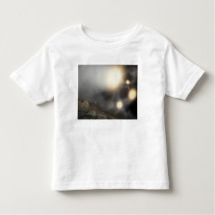 Camiseta De Bebé El cielo nocturno visto desde un plano hipotético