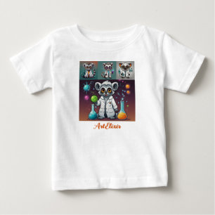 Camiseta De Bebé El científico loco Lemur