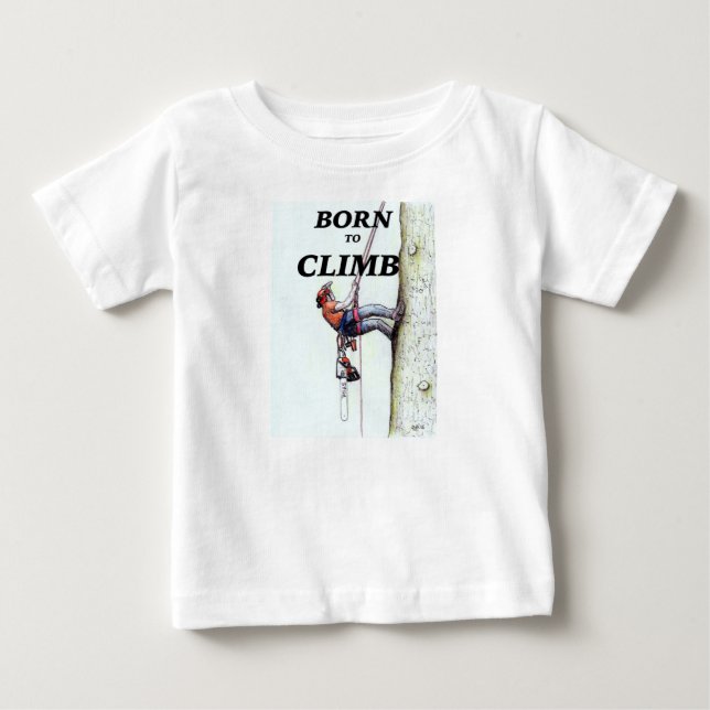Camiseta De Bebé El cirujano del árbol aborista Regalo de cumpleaño (Anverso)