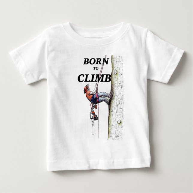 Camiseta De Bebé El cirujano del árbol aborista Regalo de cumpleaño (Anverso)