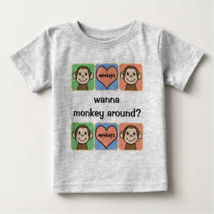 Camiseta De Bebé ¿El clip art lindo del dibujo animado quiere
