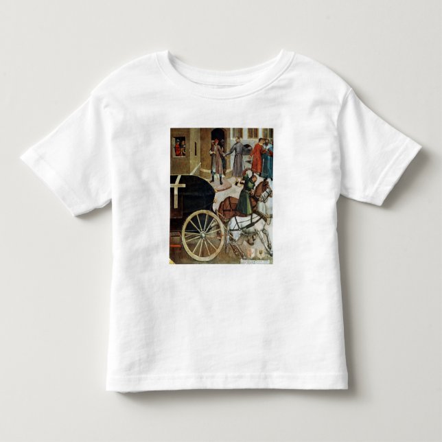 Camiseta De Bebé El coche fúnebre (Anverso)