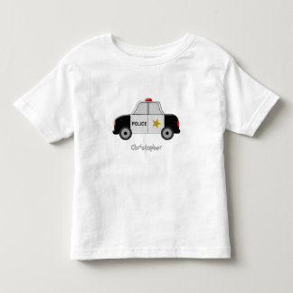 Camiseta De Bebé El coche policía apenas añade nombre