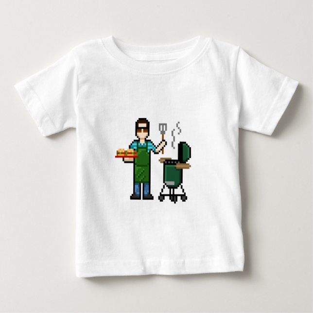 Camiseta De Bebé El cocinar en la parrilla de BGE (Anverso)