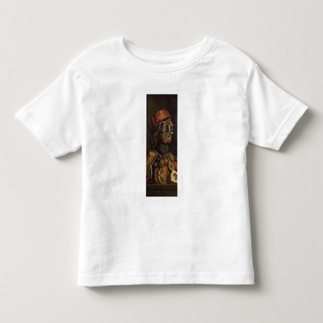 Camiseta De Bebé El cocinero (aceite en el panel) (Anverso)