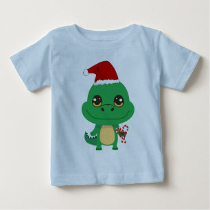 Camiseta De Bebé El cocodrilo de los Navidades pequeños