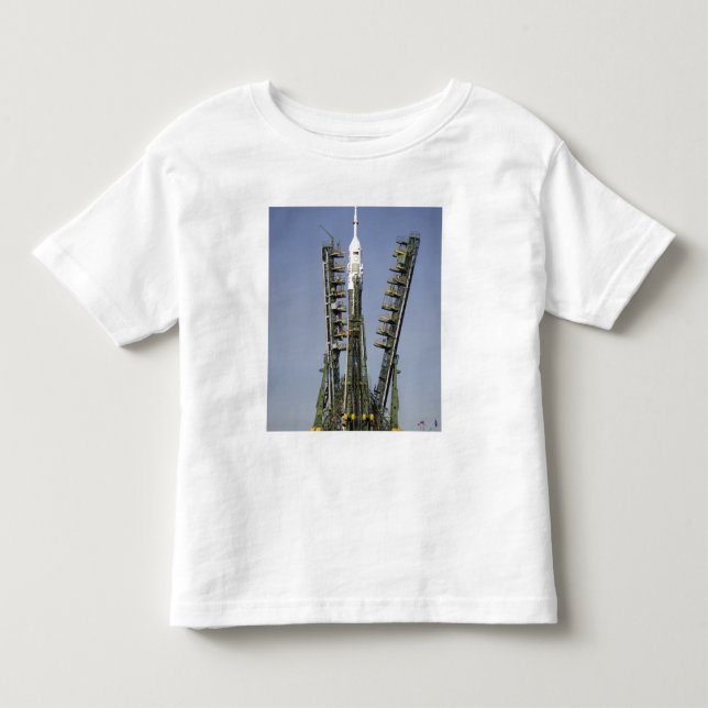 Camiseta De Bebé El cohete Soyuz se erige en la posición 4 (Anverso)