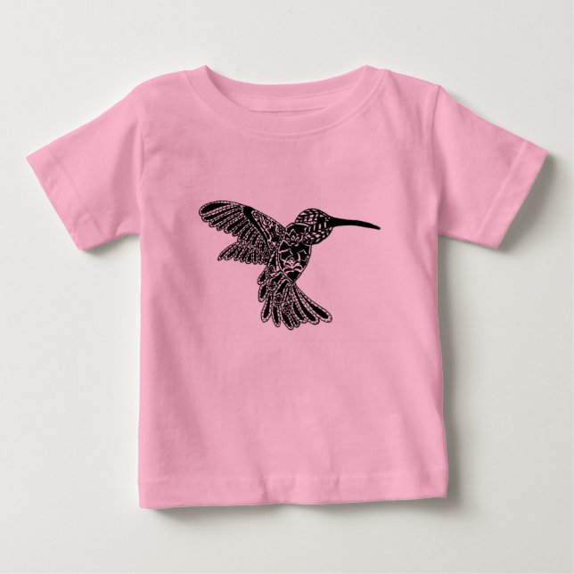 Camiseta De Bebé El colibrí (Anverso)