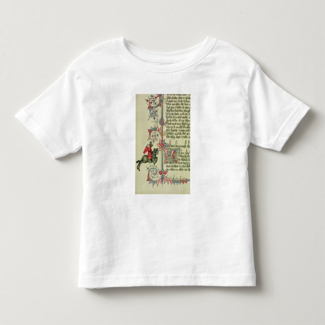 Camiseta De Bebé El comerciante, detalle del facsímil de (Anverso)