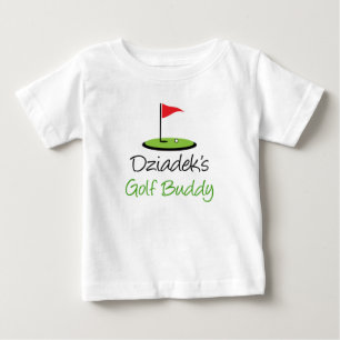 Camiseta De Bebé El compañero de golf de Dziadek