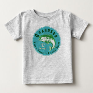 Camiseta De Bebé El compañero de pesca favorito de papá