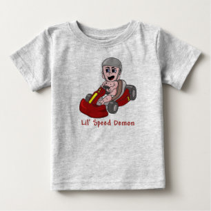 Camiseta De Bebé El competir con va bebé de Kart