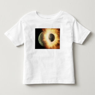 Camiseta De Bebé El concepto del artista de un cuerpo celeste