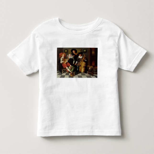 Camiseta De Bebé El concierto (aceite en el panel) (Anverso)