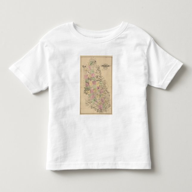 Camiseta De Bebé El condado de Franklin, Maine (Anverso)