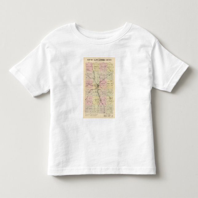 Camiseta De Bebé El condado de Lancaster, Nebraska (Anverso)