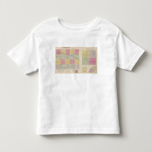Camiseta De Bebé El condado de Mitchell, ciudad de Cawker, Simpson, (Anverso)