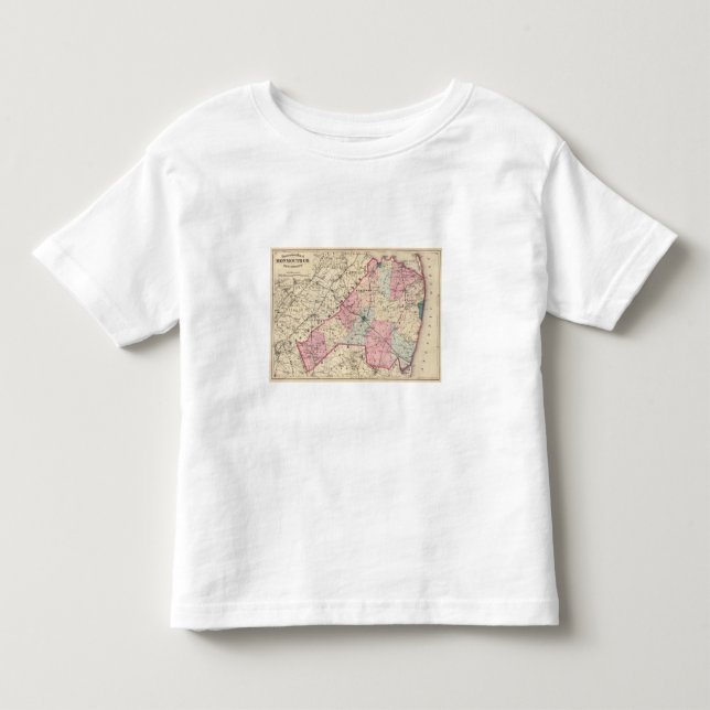 Camiseta De Bebé El condado de Monmouth, NJ (Anverso)