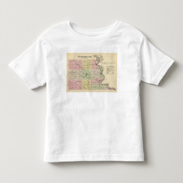 Camiseta De Bebé El condado de Nemaha, Nebraska (Anverso)