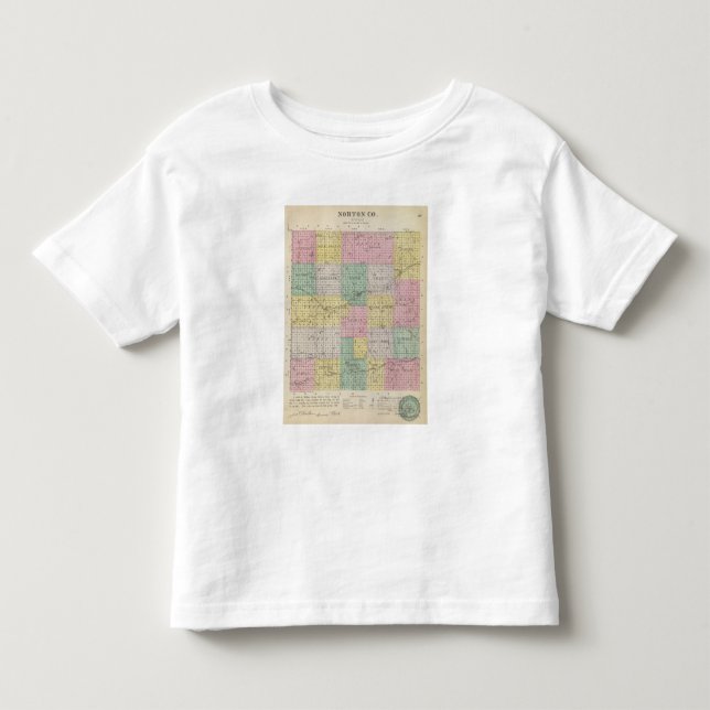Camiseta De Bebé El condado de Norton, Kansas (Anverso)