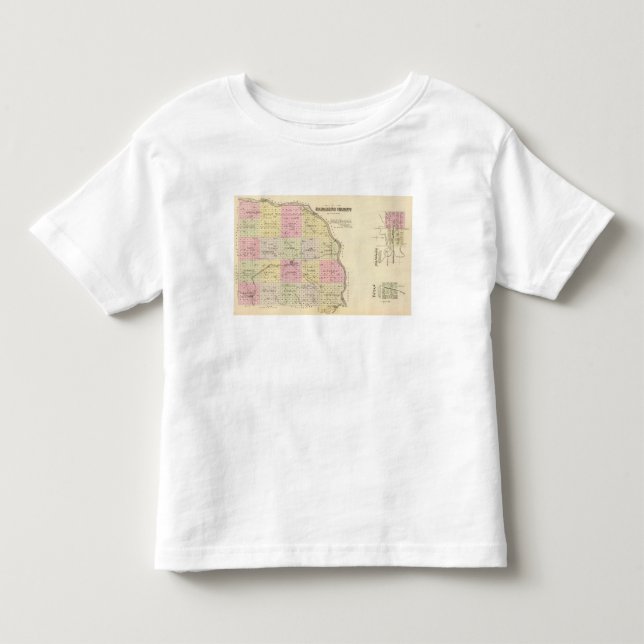 Camiseta De Bebé El condado de Saunders, Nebraska (Anverso)