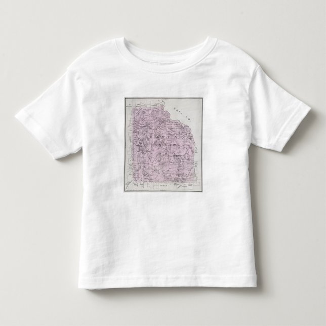 Camiseta De Bebé El condado de Sonoma, California 12 (Anverso)