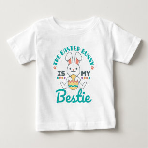 Camiseta De Bebé El conejo de Pascua es mi Bestie
